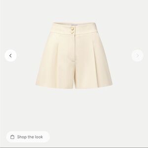 Veronica Beard Elegant Cream Women's Shorts sample size 4 Devina. New